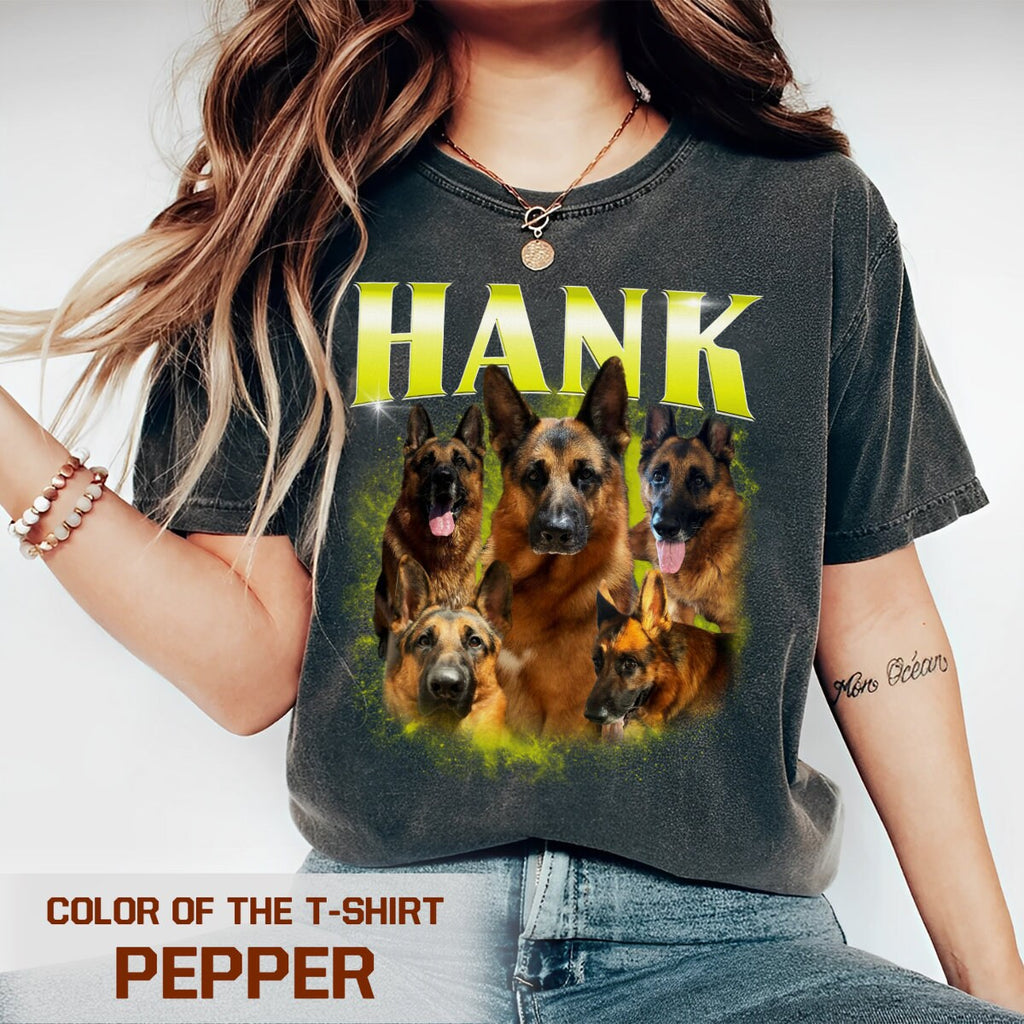 Pet Custom Vintage Washed Shirt, Custom Cat Graphic Unisex T-Shirt, Dog Personalize Bootleg Retro 90's Tee Gift For Her, Pet Lover Shirt