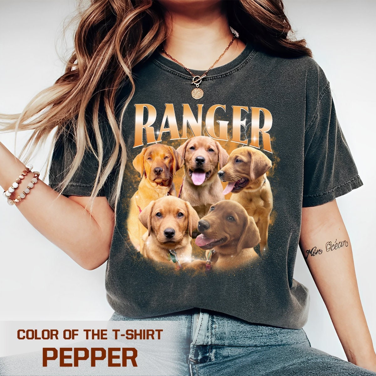 Pet Custom Vintage Bootleg Shirt, Custom Dog Shirt, Dog Remembrance Gift,  Shirt, Dog Dad Gift, Pet Lover Comfort Colors Shirt