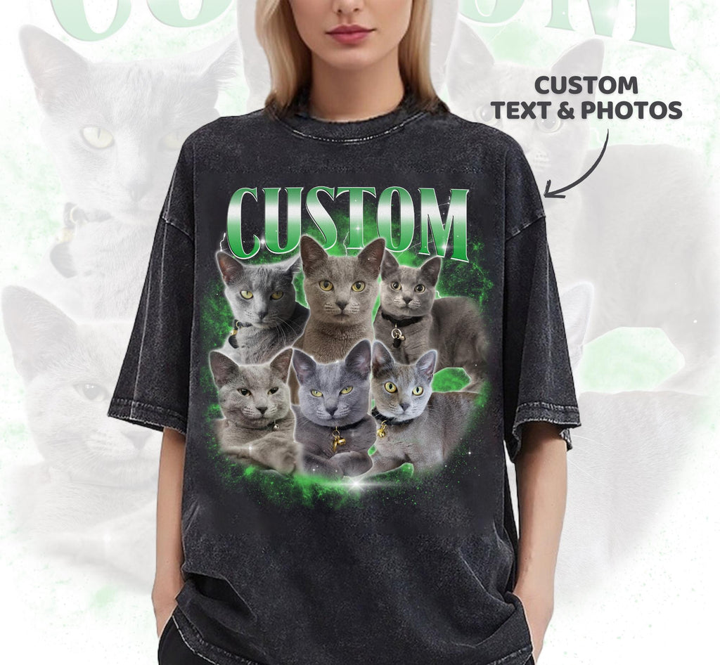 Personalized Photo Bootleg Rap, 90s Vintage Bootleg Shirt, Custom Bootleg Rap Tee, Custom Shirt