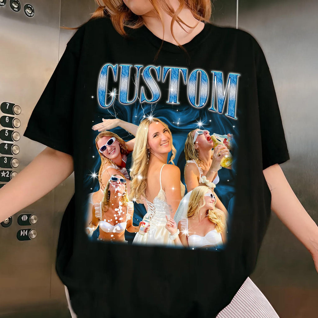 Personalized Comfort Colors Mother's Day Shirt, Custom Bootleg, Custom Photo Shirt, Personalized Gift, Mothers Day Gift, Gift for Mom
