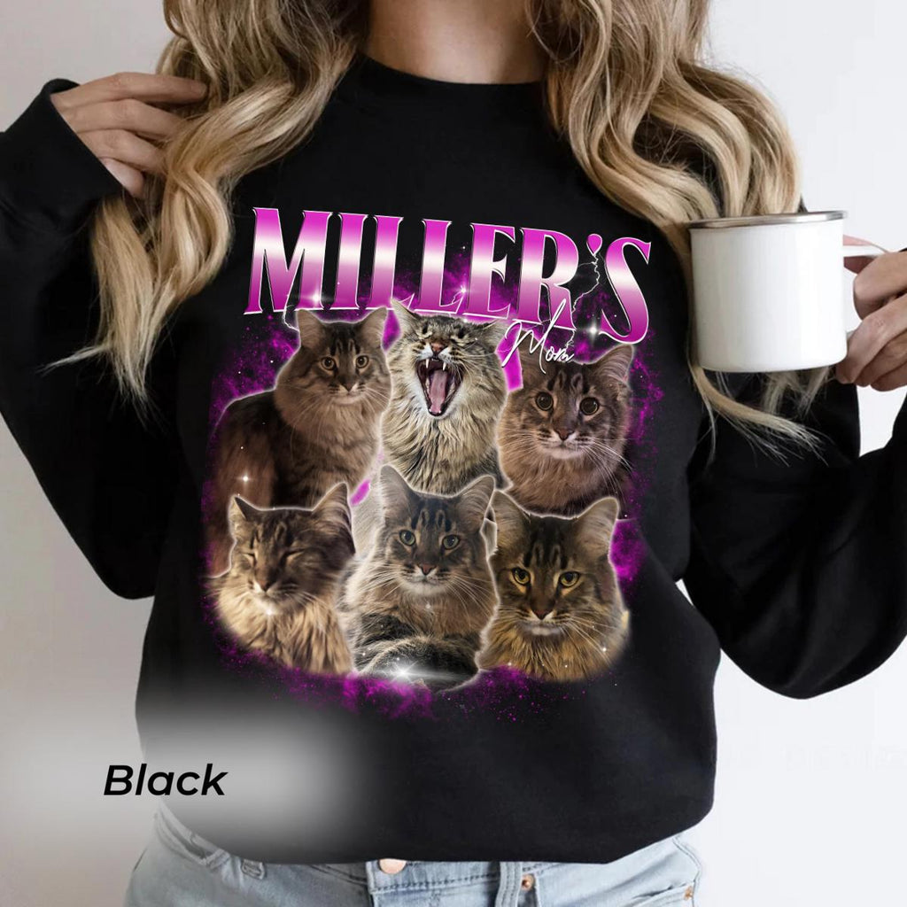 Custom Bootleg Rap Shirt, Vintage Pet Shirt, Custom Pet Dog Sweatshirt, Personalized Pet Shirt, Custom Photo Vintage 90s Graphic
