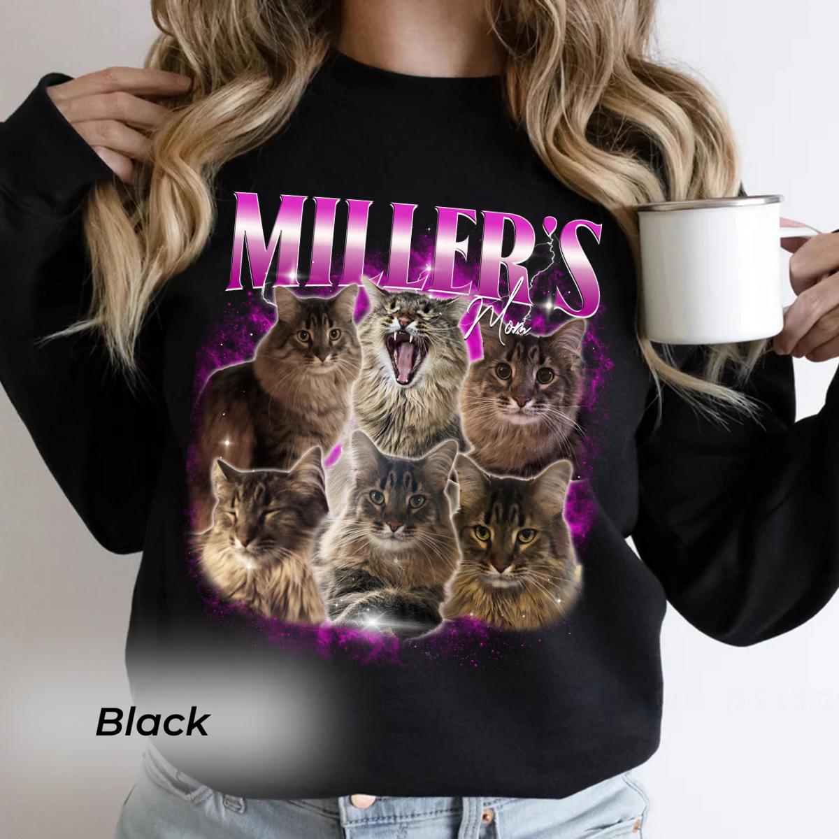 Custom Bootleg Rap Shirt, Vintage Pet Shirt, Custom Pet Dog Sweatshirt, Personalized Pet Shirt, Custom Photo Vintage 90s Graphic