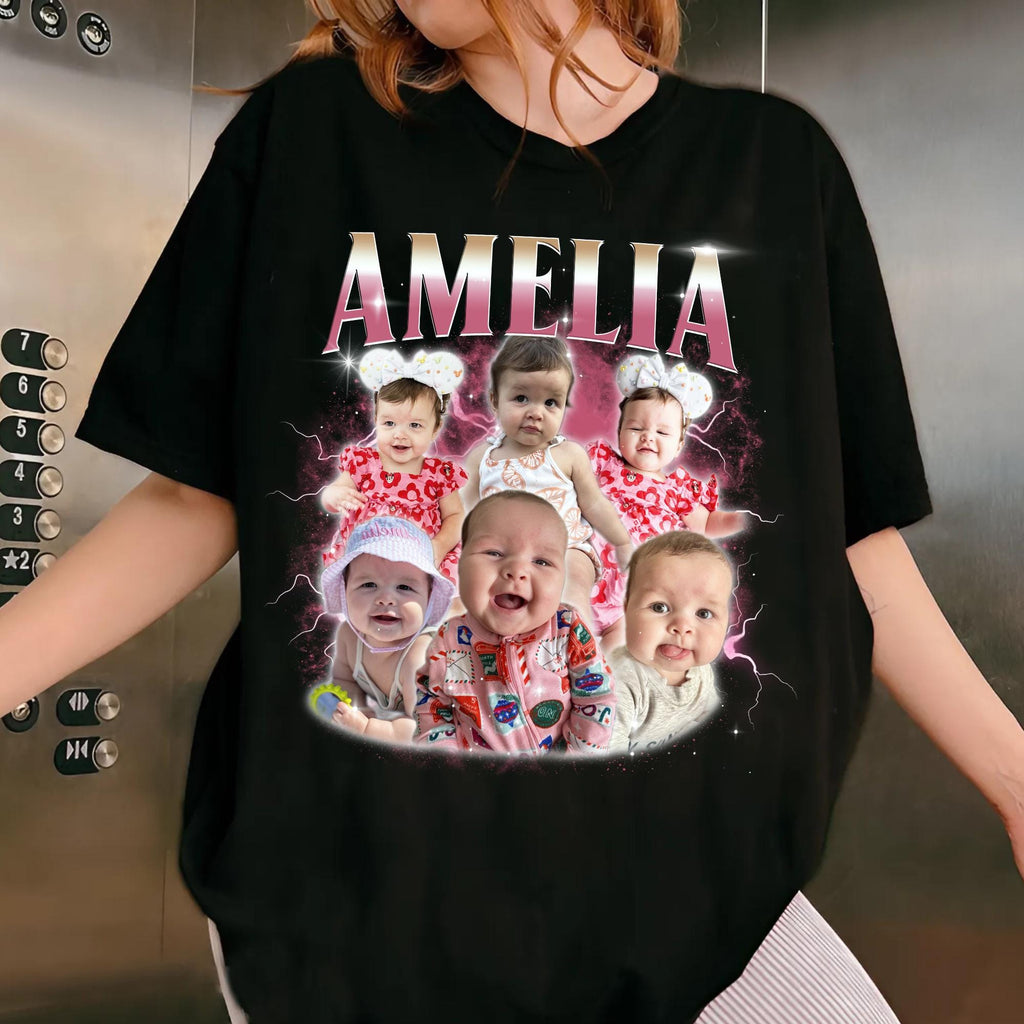 Custom Your Own Bootleg Tee, Retro Custom Bootleg Rap Tee, Custom Baby, Custom Your Photo, Insert Your Design, Vintage Graphic 90s Tshirt