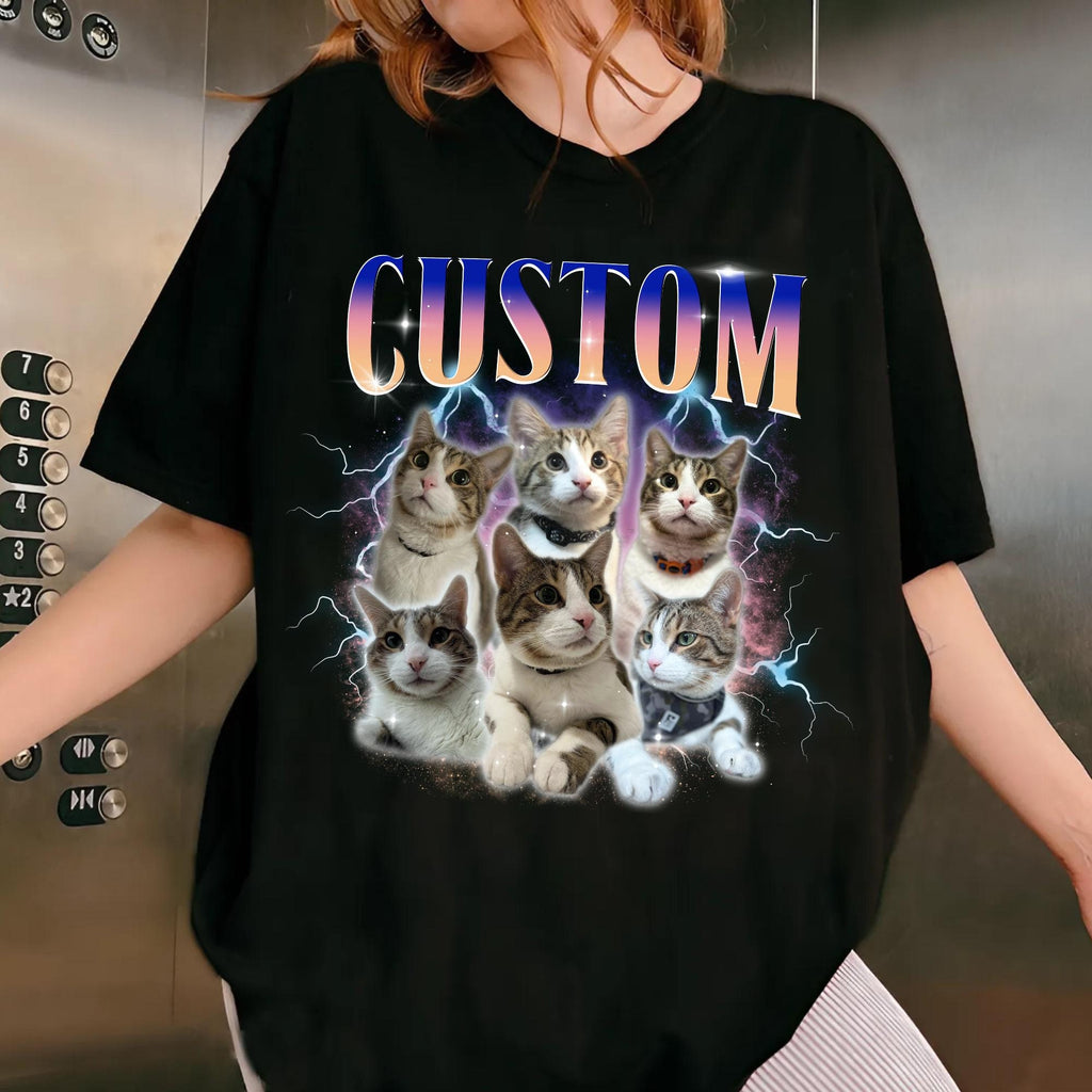 Custom Bootleg Shirt, Custom Pet Shirt, Custom Dog Shirt, Dog Remembrance Gift, Birthday Gift, Vintage Graphic 90s Shirt,Personalized Shirt