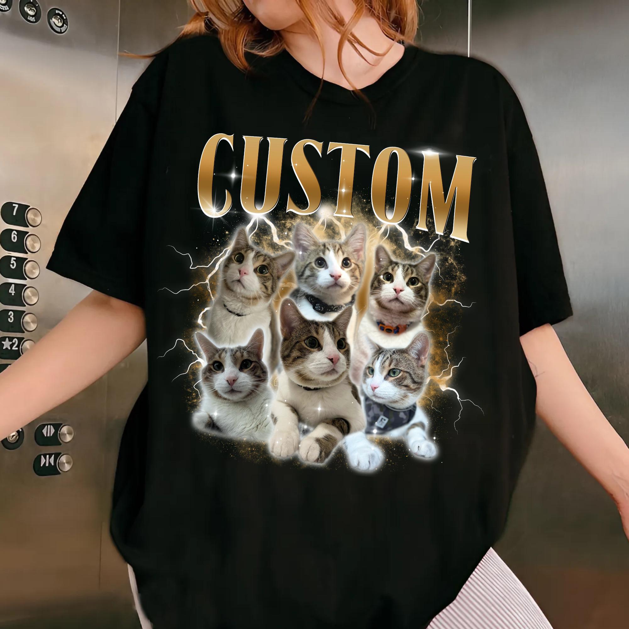Custom Dog Vintage Washed Shirt, Dog Personalize Bootleg Retro 90's Tee Gift For Her, Custom Dog Graphic 90's Unisex Shirt, Pet Owners Shirt