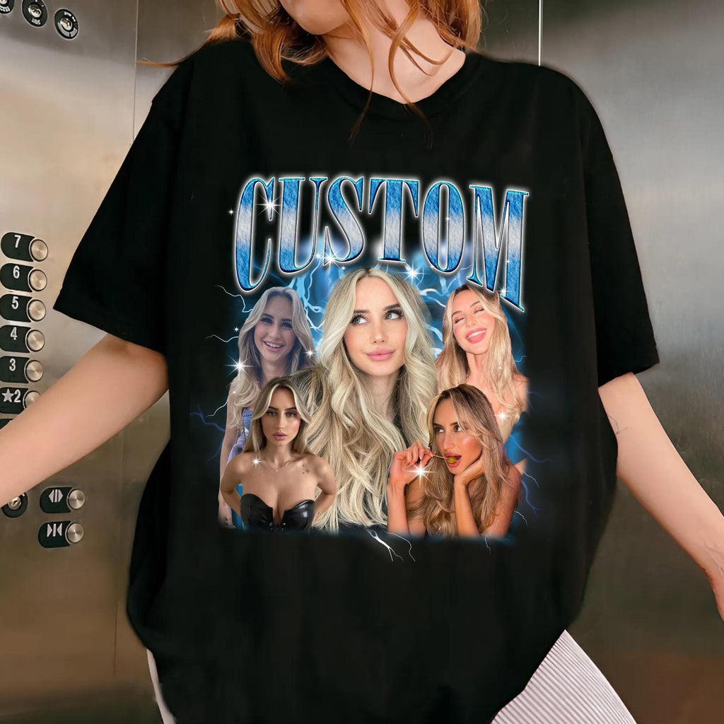 Custom Bootleg, Custom Shirt, Personalized Shirt, Custom Vintage Washed T-Shirt, Bootleg Retro 90's Fans, Custom Gift