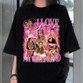 I Love My Girlfriend Custom Tee, Custom Photo Bootleg Girlfriend Shirt, Shirt with Face on It for Boyfriend Birthday Gift, Gift Valentine