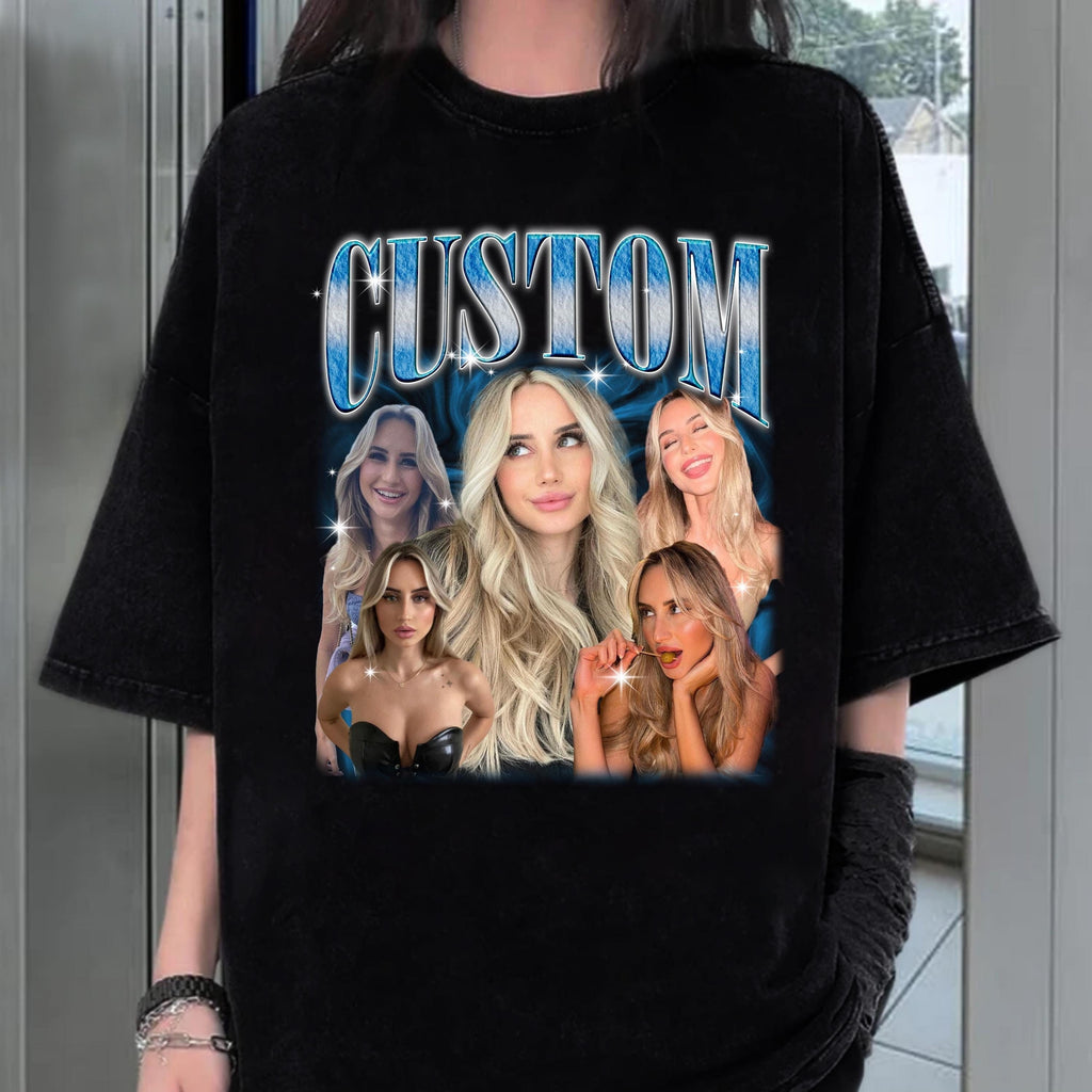 Custom Bootleg, Custom Shirt, Personalized Shirt, Custom Vintage Washed T-Shirt, Bootleg Retro 90's Fans, Custom Gift