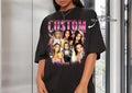 Custom Girlfriend T-Shirt, Custom 90s Shirt With Girlfriend Face Photo Vintage Shirts, Vintage Graphic Wife Shirt, Valentine Gifts For Him