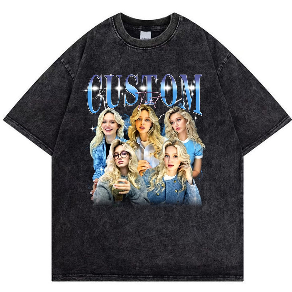 Custom Vintage Bootleg Shirt, Custom Girlfriend Shirt, Personalized Birthday Bootleg Gift, Personalized Couple Gift, Group Shirt, Dog Shirt