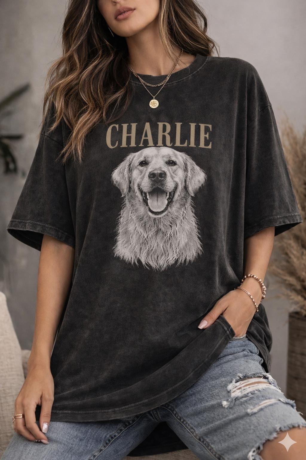 Personalized Pet Name Shirt, Comfort Colors Pet Tee, Dog Lover Gift, Cat Mom Gift