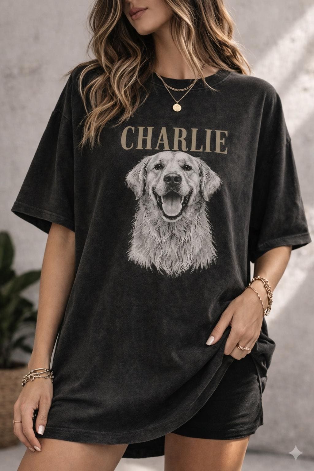 Personalized Pet Name Shirt, Comfort Colors Pet Tee, Dog Lover Gift, Cat Mom Gift