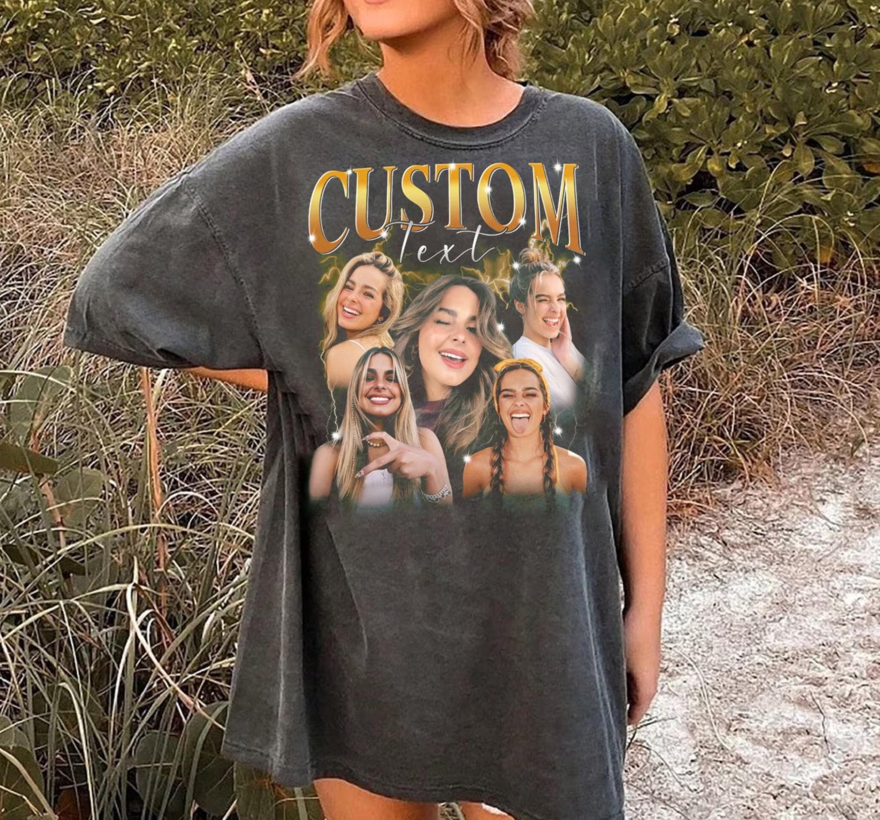 Personalized Boyfriend, Girlfriend Comfort Color Shirt, Bachelorette Surprise, Custom Birthday Bootleg Gift, Gift for Her, Father Day Gift