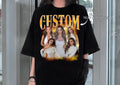 Custom Bootleg Girlfriend Shirt, Personalized Graphic Tee, Retro Style Shirt, Trendy Girlfriend Gift, Custom Art Shirt, Unisex Bootleg Shirt