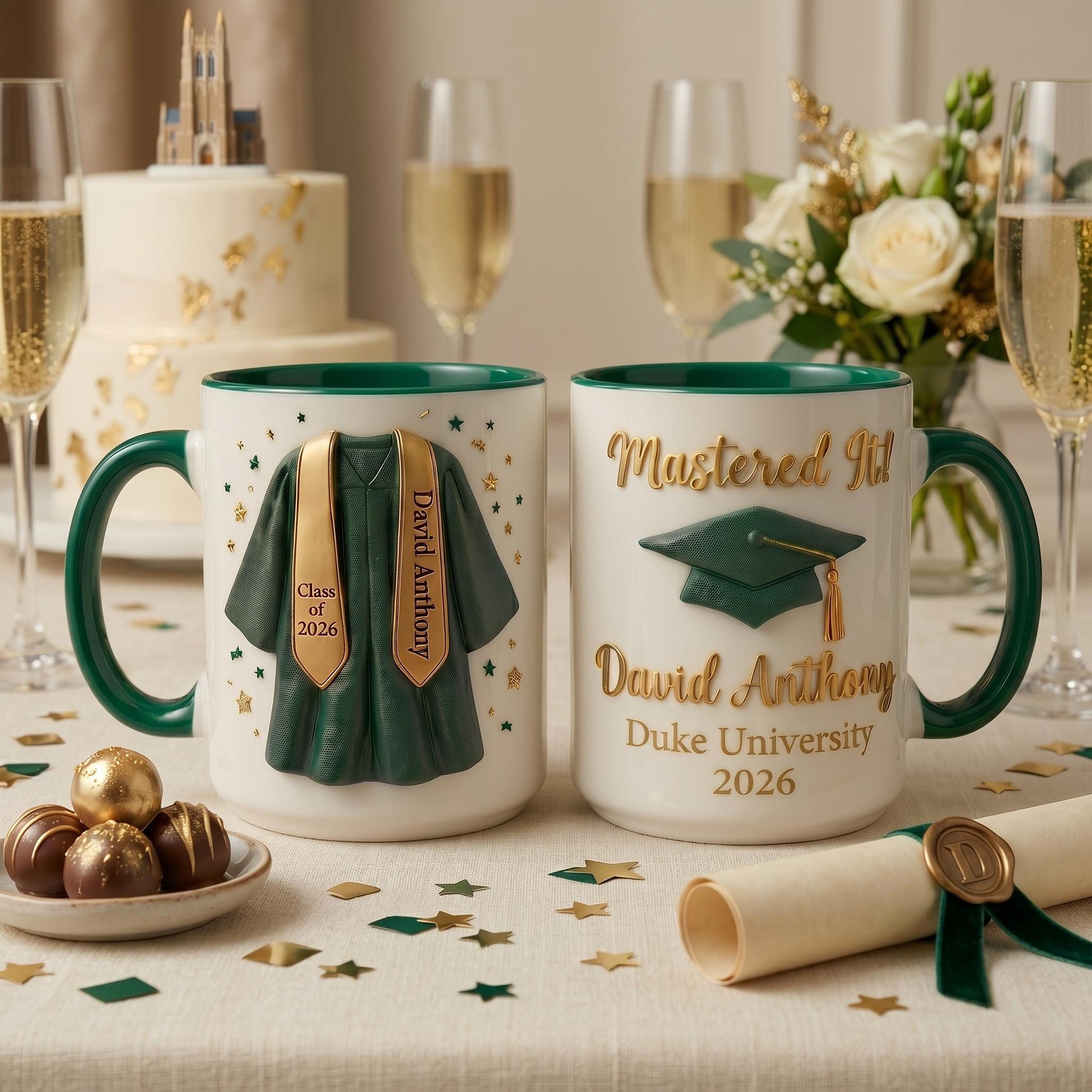 Custom Graduation Mug 2026, Personalized Class of 2026 Coffee Mug, Grad Mug, College Graduation Gift, Senior Gift For Him