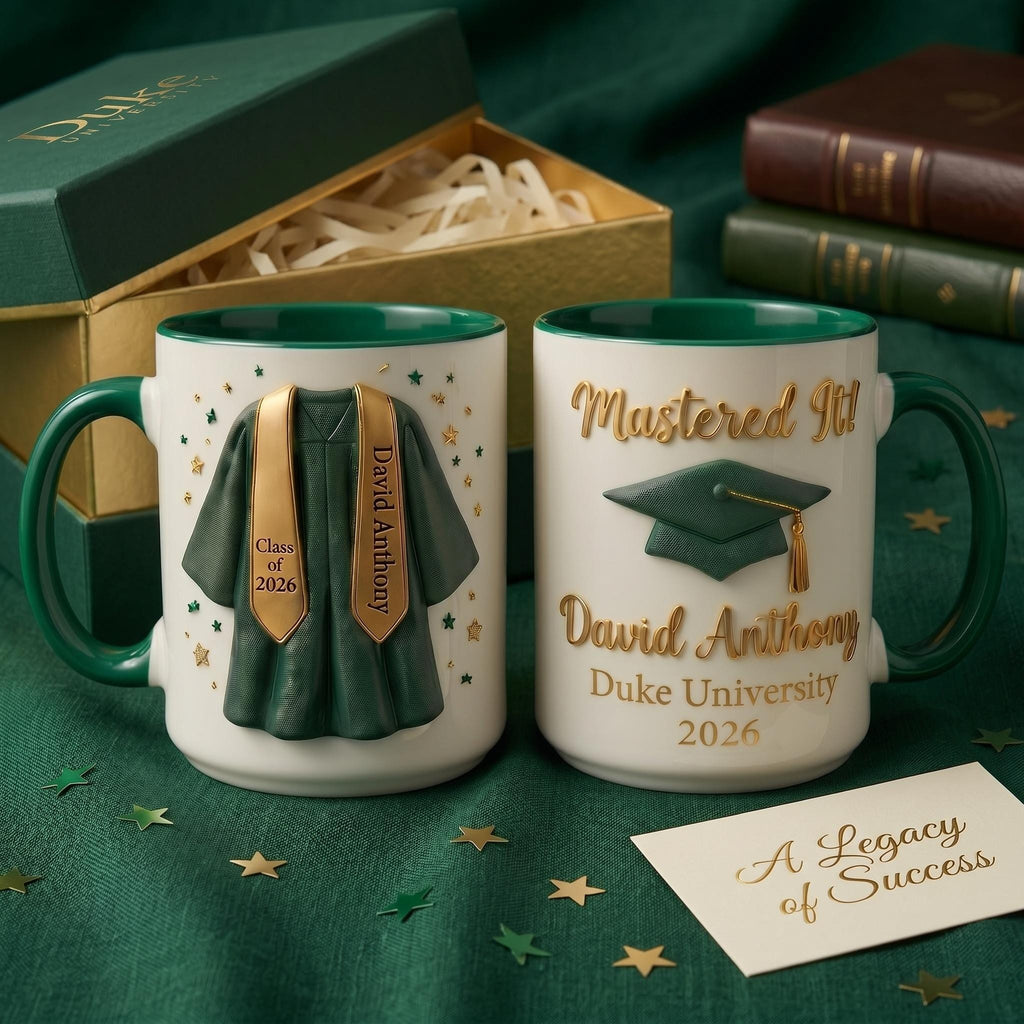 Custom Graduation Mug 2026, Personalized Class of 2026 Coffee Mug, Grad Mug, College Graduation Gift, Senior Gift For Him