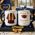Custom Graduation Mug 2026, Personalized Class of 2026 Coffee Mug, Mastered It Grad Gift, Senior Graduation Gift for Him Her