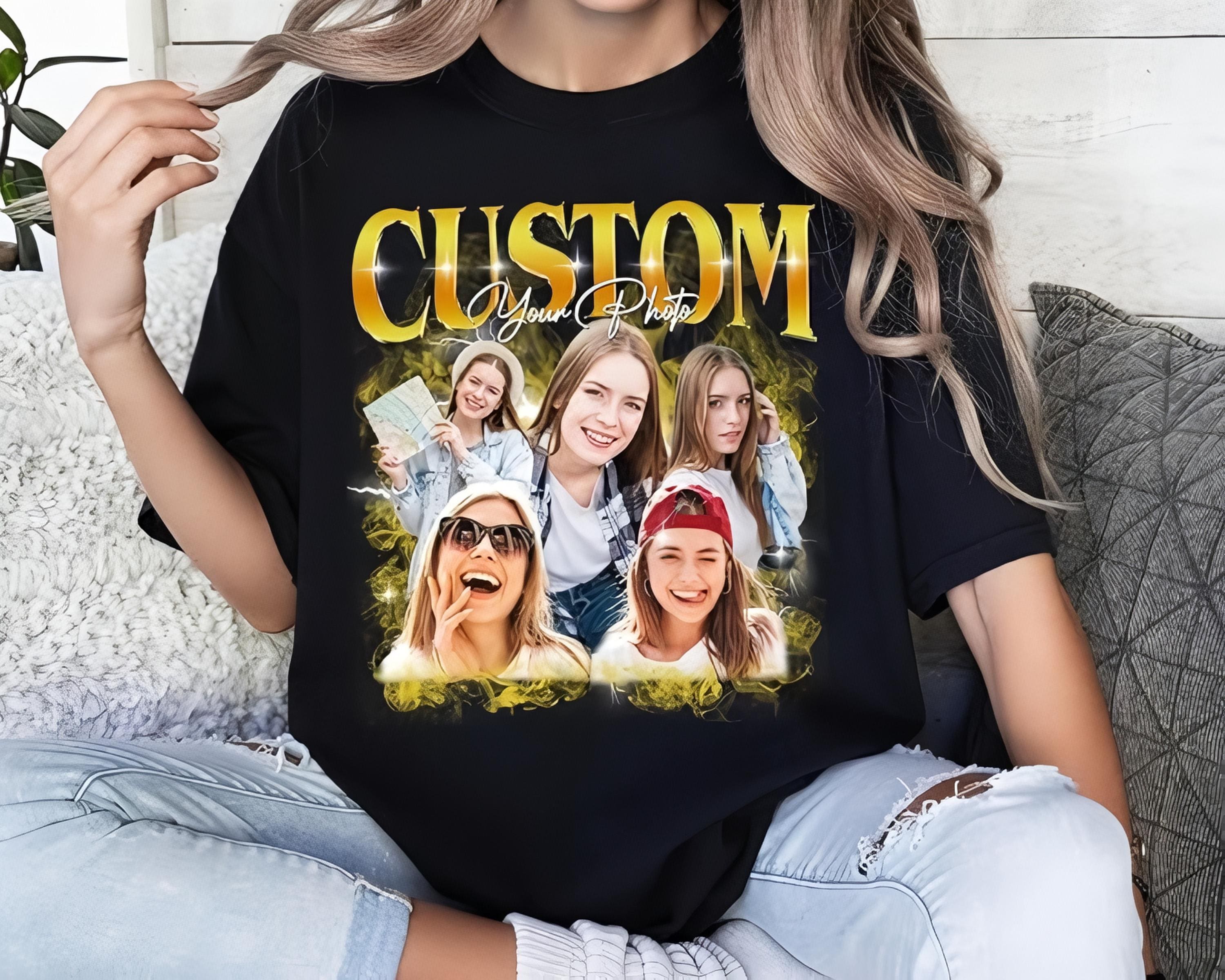 Custom Your Own Bootleg Tee, Custom Bootleg, Retro Custom Bootleg Rap Tee, Custom Your Photo, Insert Your Design, Vintage Graphic 90s Shirt