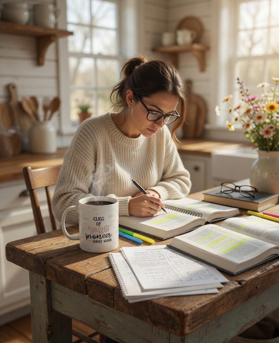 Class of 2026 Pioneer Service School Mug | JW Gifts Regalo | Personalized JW Pioneer Graduation Coffee Cup| Best Life Ever