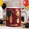 Custom Name Congrats Graduation Coffee Mug, Grads Gift For Son, Daughter From Mom Dad, Class Of 2026, Personalized Graduation, bE213dNd