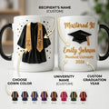 Custom Graduation Mug, Class of 2026, Mastered It Coffee Cup, Personalized Gift