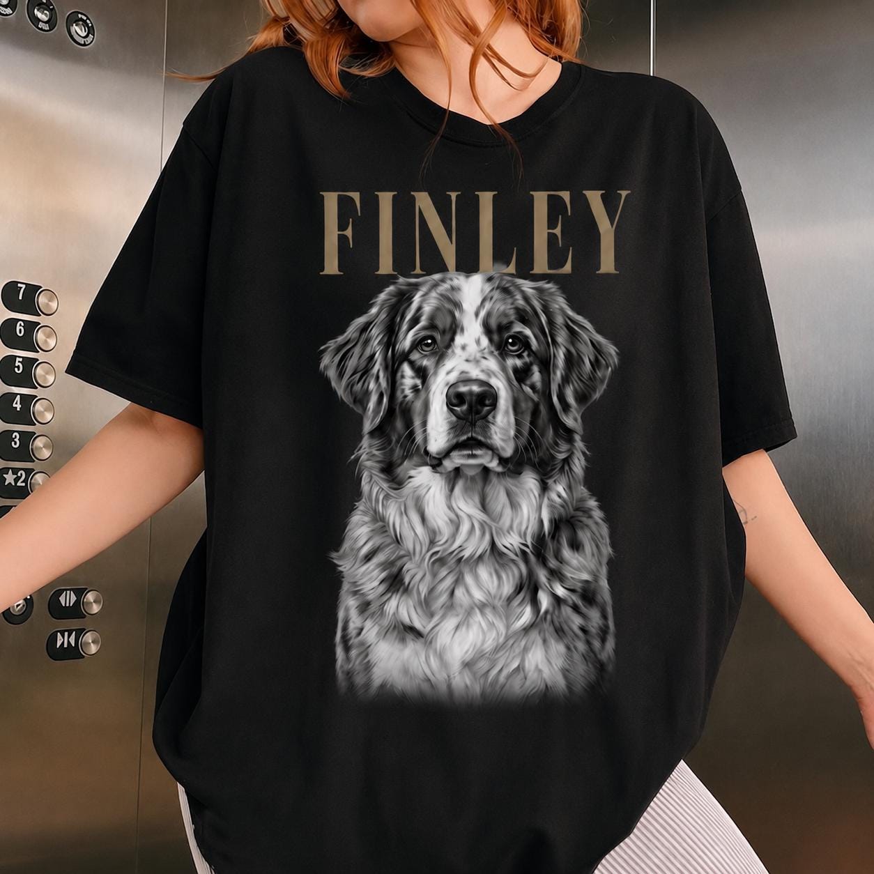 Personalized Dog Portrait Shirt, Custom Pet Photo Tee, Vintage Comfort Colors Gift for Dog Lovers