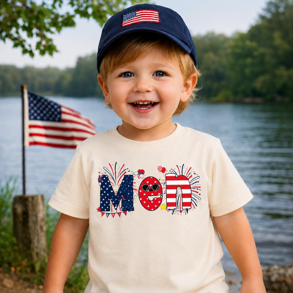 Personalized 4th of July Family Shirts, Custom USA Patriotic Tees, Matching Family Independence Day Outfit, Name Kids Adult Tshirts